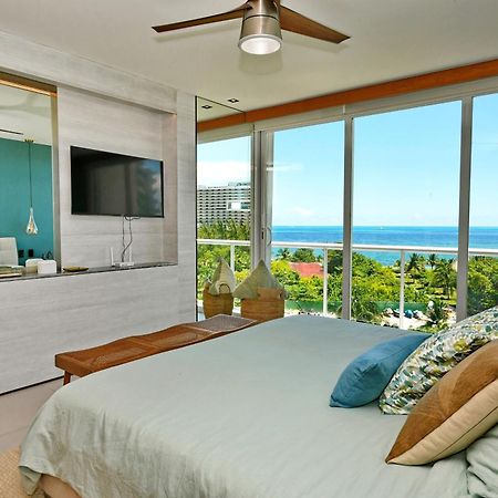 Beachfront Apartment Blue Vista Cancún Eksteriør billede
